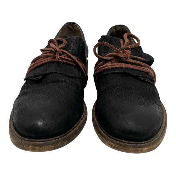 John Fluevog Warde Black Leather Oxford Unisex Handcrafted Shoes Men’s 7 Women 9 - Picture 6 of 16